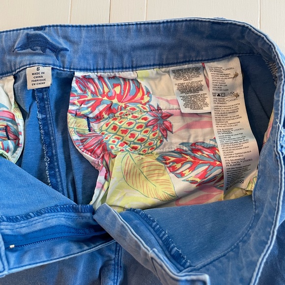 Tommy Bahama Boracay Bermuda size 6 Indigo Coast blue - Picture 3 of 6